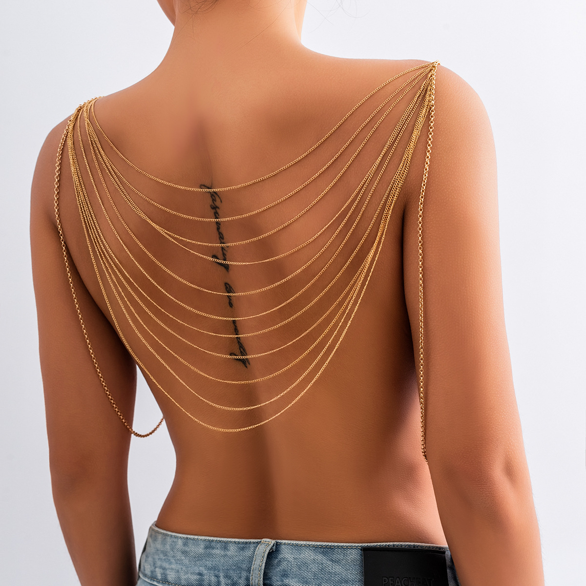 Body Jewelry Retainers - الكلاسيكية متعددة الطبقات شرابة الجسم سلسلة