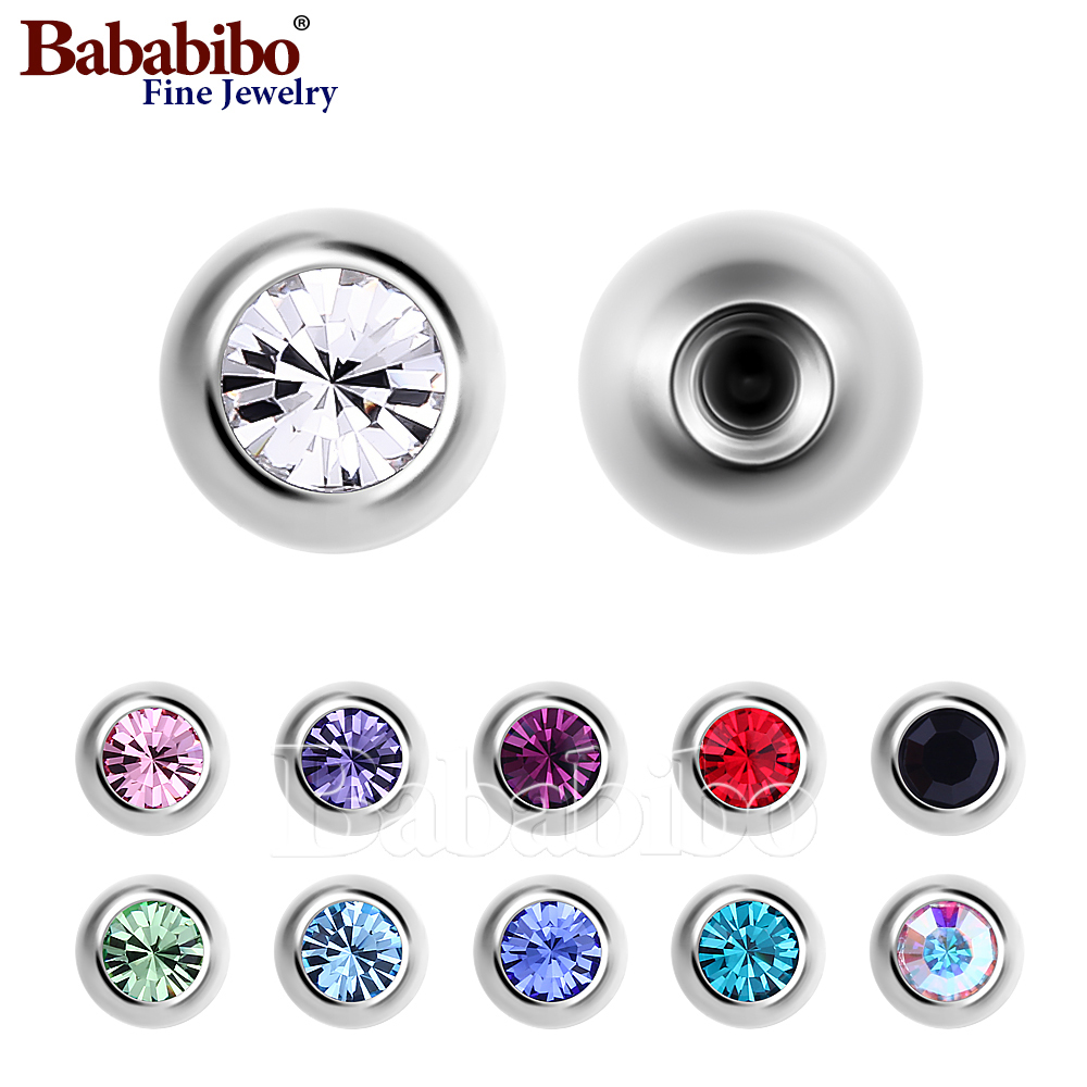 Body Jewelry Replacement Ball - 10 قطعة استبدال التيتانيوم قطع الغيار