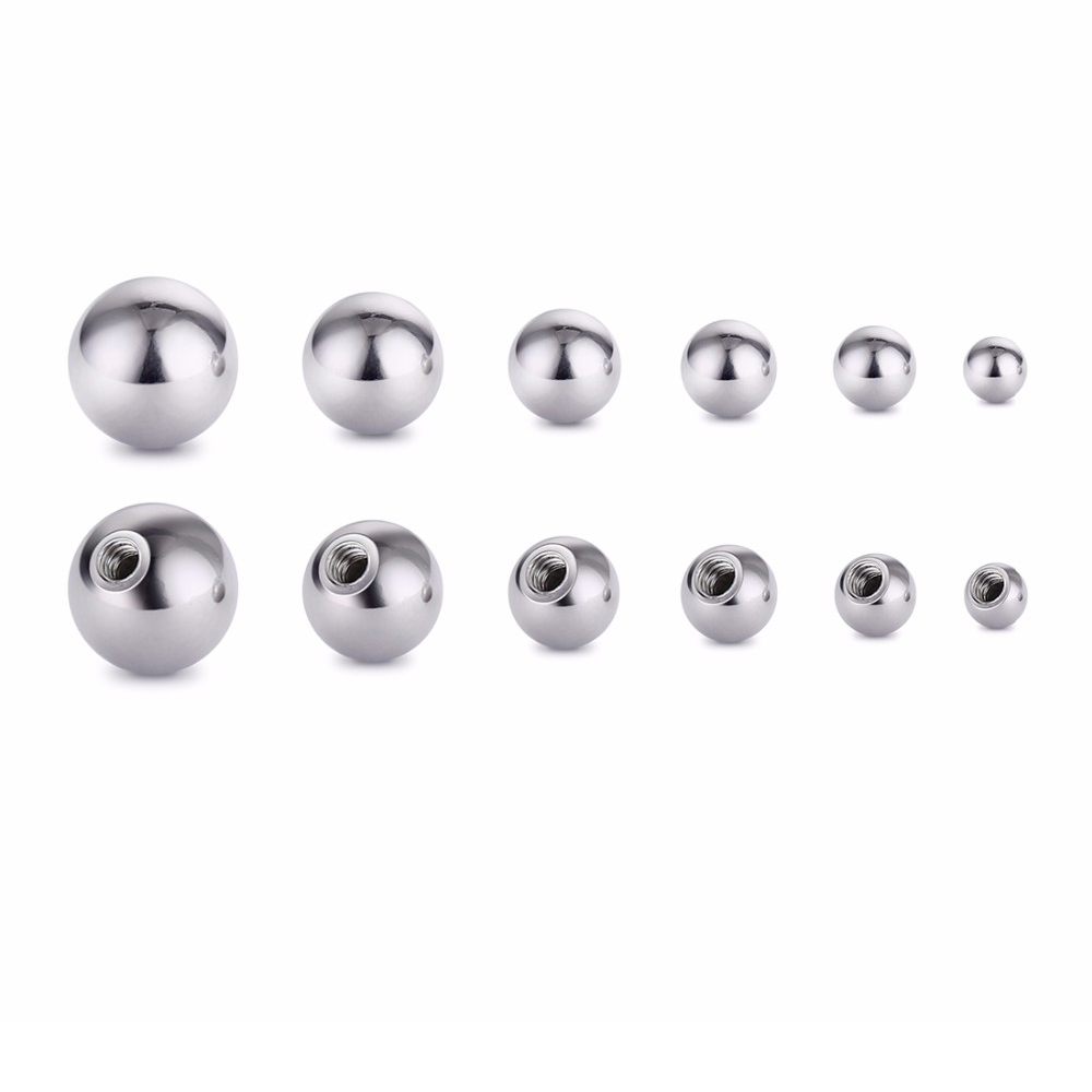 Body Jewelry Replacement Ball - 20 قطع الفولاذ المقاوم للصدأ استبدال
