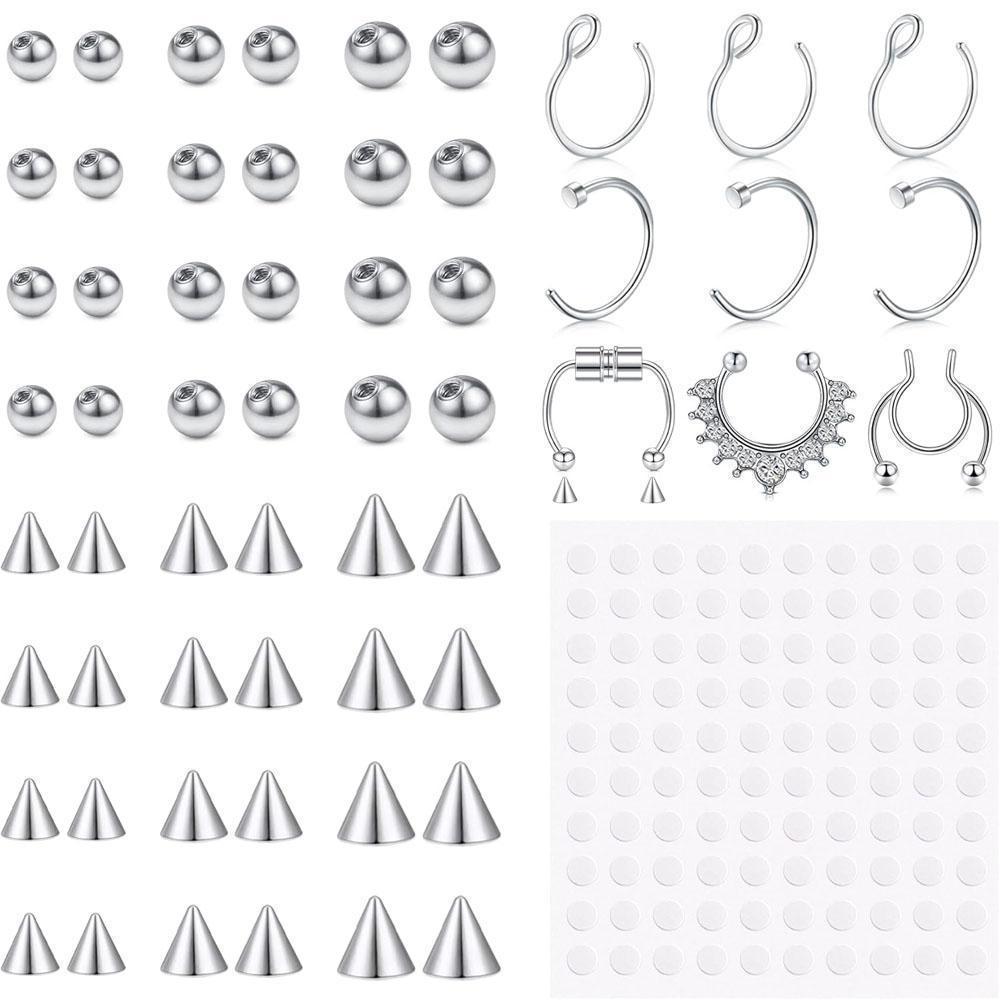 Body Jewelry Replacement Ball - مجموعة من 1-157 قطعة: حلقات حواجب