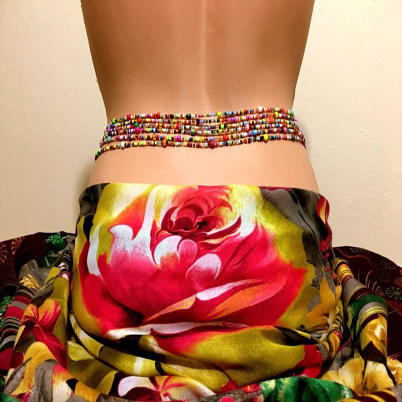 Body Jewelry For You - سلسلة البطن مطرزة للنساء ، سلاسل