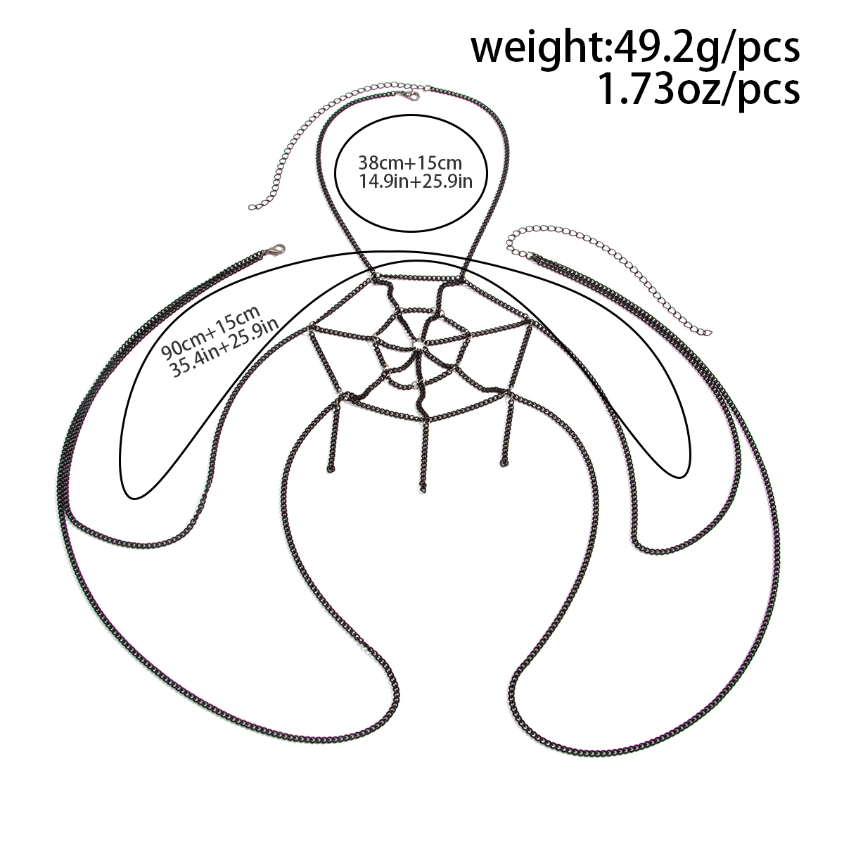 مجوهرات كونجو الإبداعية المثير - مراجعة Body Jewelry Necklace وسعره