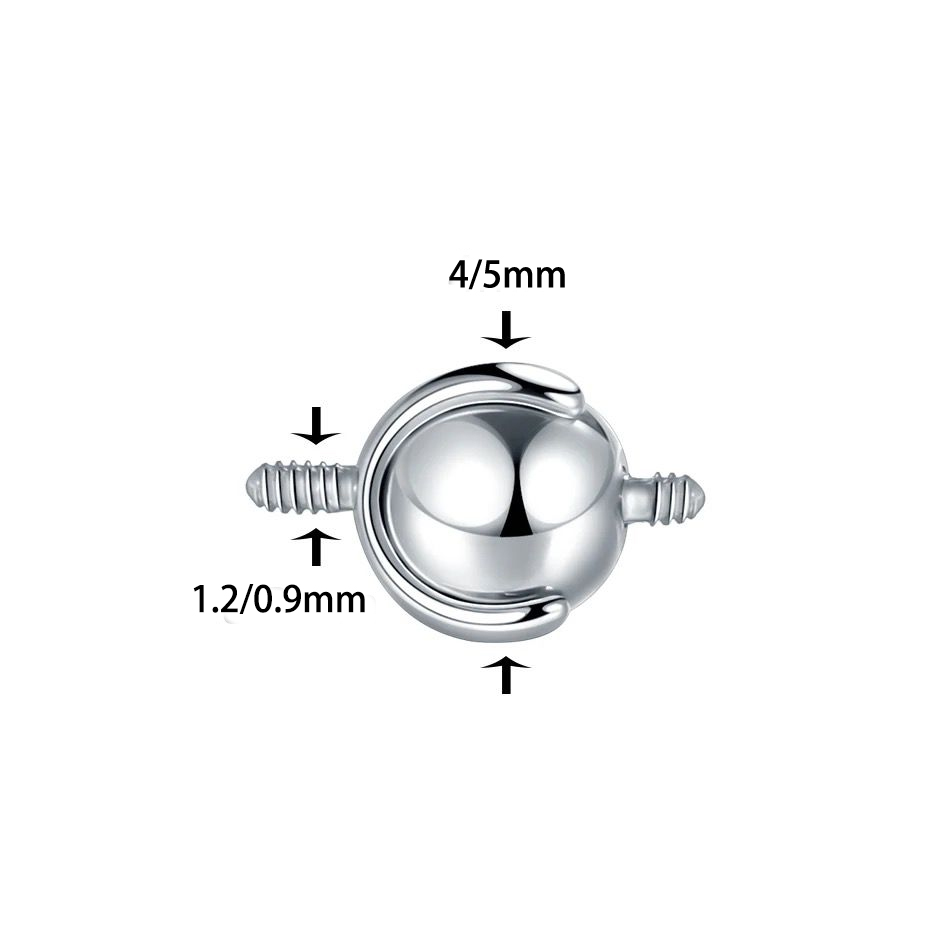 كرة بديلة دوارة مترابطة داخليً - مراجعة Body Jewelry Replacement Ball وسعره