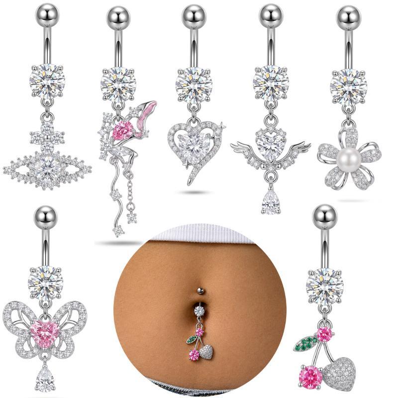 قطعة واحدة من حلقات الزينة الم - مراجعة Body Jewelry Surgical Steel وسعره