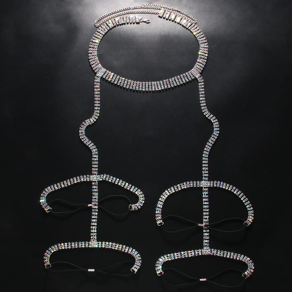 أربطة الفخذ من حجر الراين للنس - مراجعة Body Jewelry Retainers وسعره