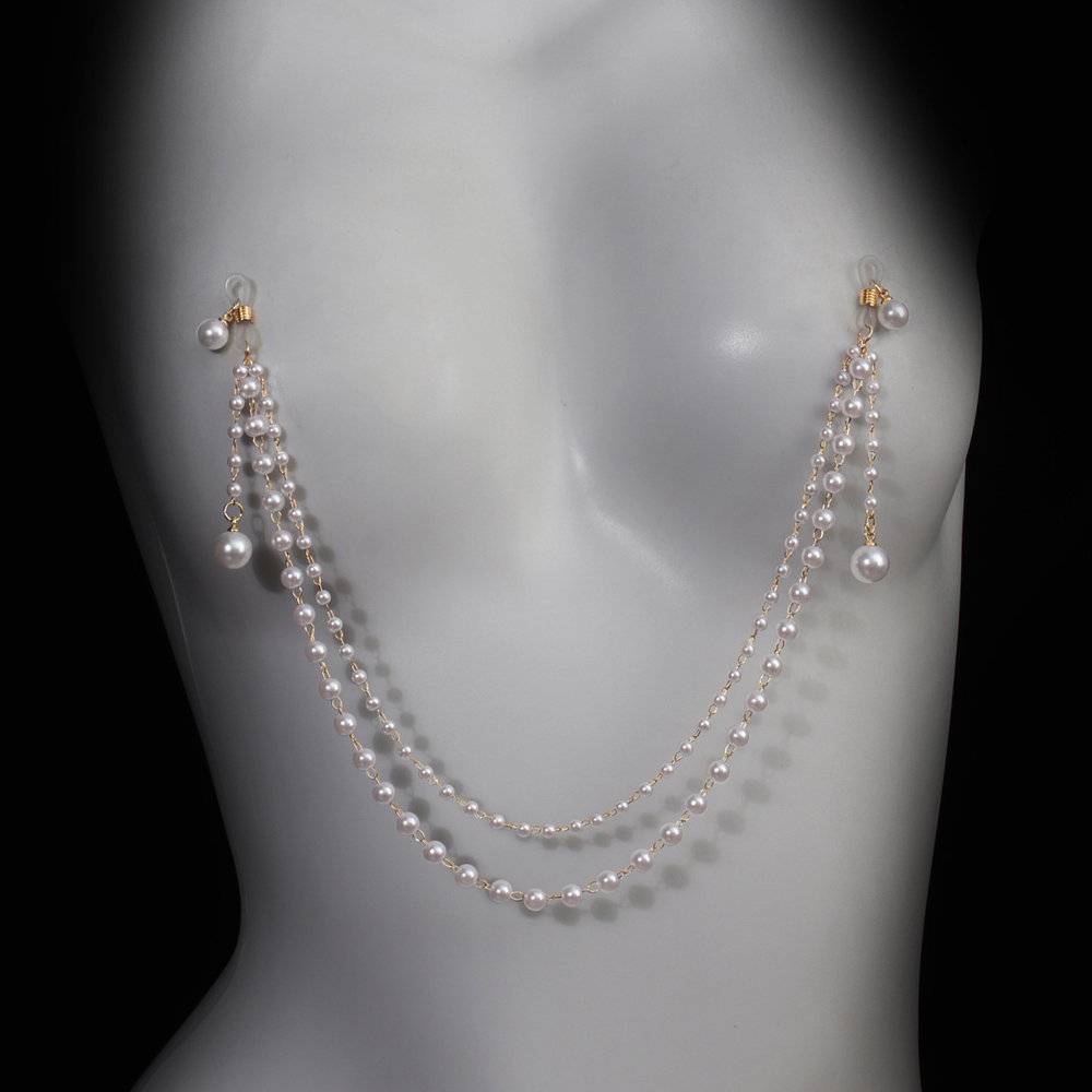سلسلة صدرية مزينة باللؤلؤ الصن - مراجعة Body Jewelry Retainers وسعره