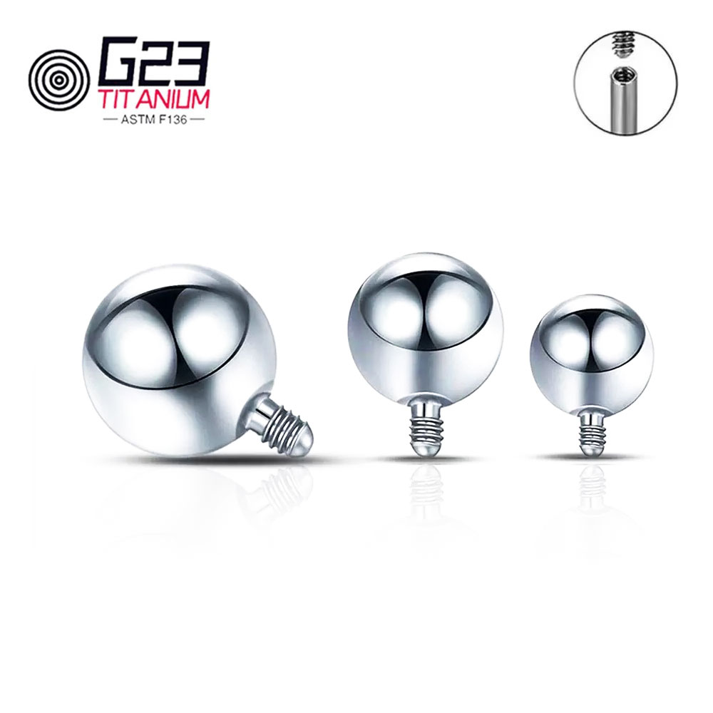 الجملة 10/50 قطعة التيتانيوم 1 - مراجعة Body Jewelry Replacement Ball وسعره