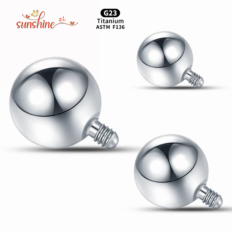 1 قطعة الخيوط الداخلية الكرة ا - مراجعة Body Jewelry Replacement Ball وسعره