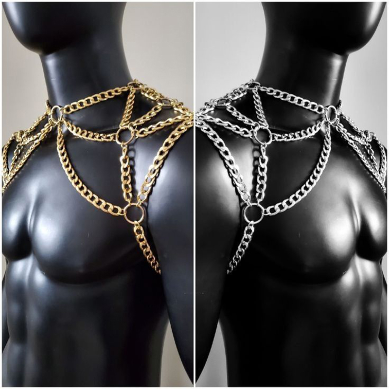 فاسق الرجال الكتف الجسم سلسلة  - مراجعة Body Jewelry Necklace وسعره
