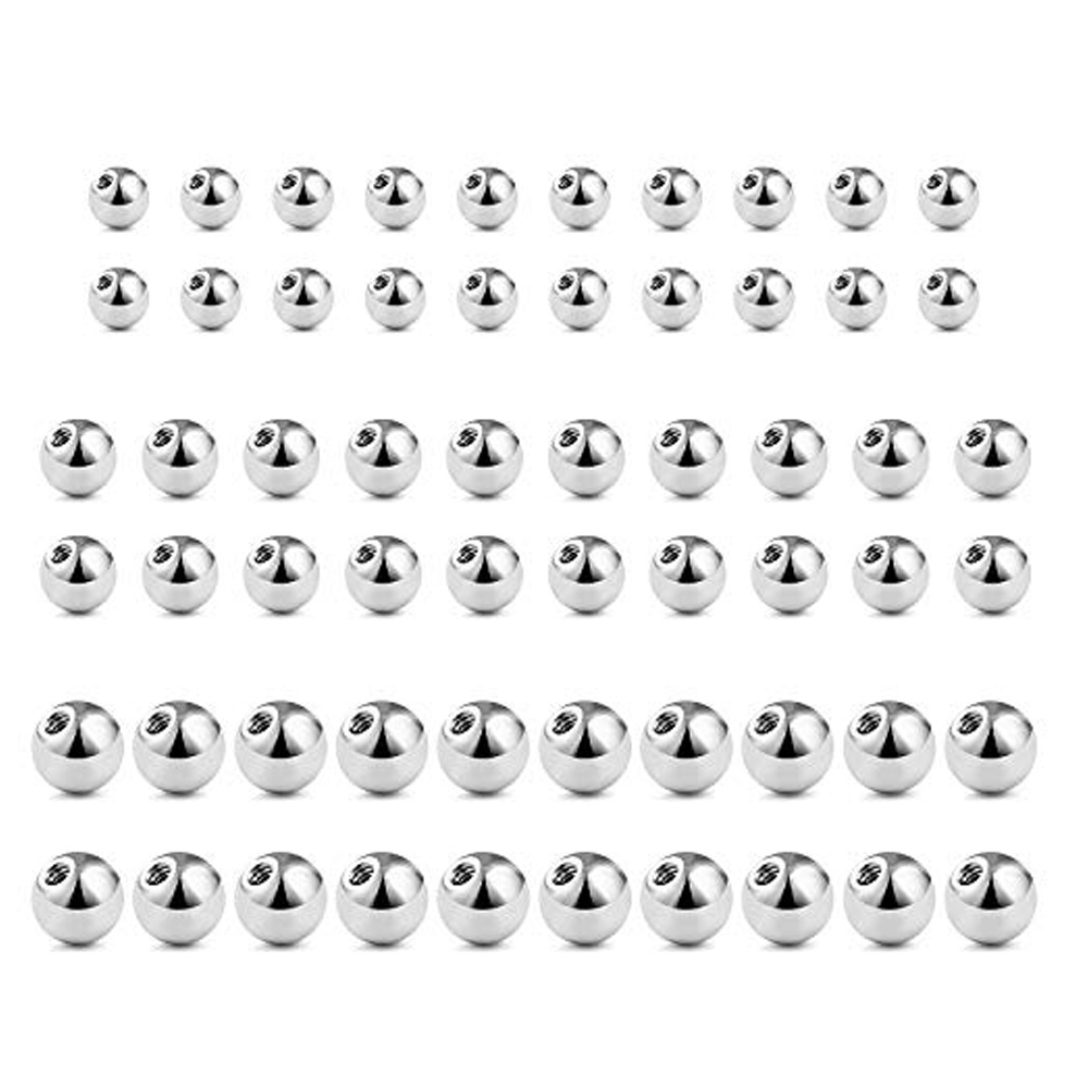 WKOUD-كرات استبدال الصلب الجرا - مراجعة Body Jewelry Replacement Ball وسعره