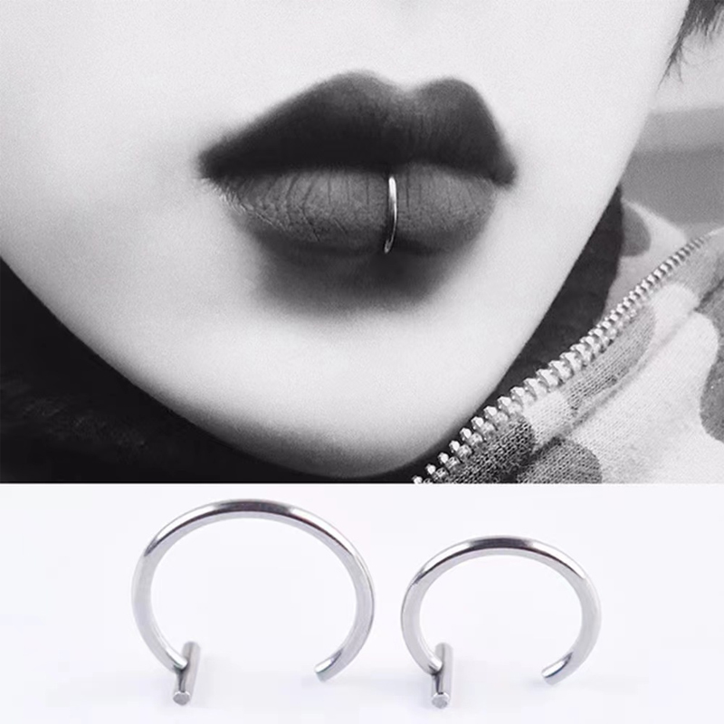 حلقات شفاه من الفولاذ الجراحي  - مراجعة Body Jewelry Surgical Steel وسعره