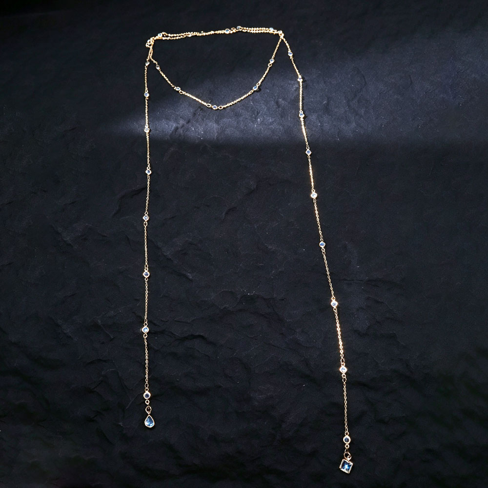 قلادة أنيقة وعصرية جديدة، سلسل - مراجعة Body Jewelry Necklace وسعره