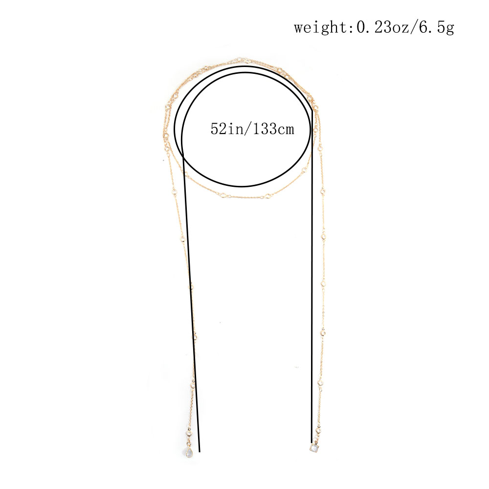قلادة أنيقة وعصرية جديدة، سلسل - مراجعة Body Jewelry Necklace وسعره