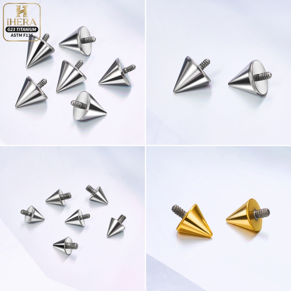 قطع غيار مخروطية من التيتانيوم - مراجعة Body Jewelry Replacement Ball وسعره