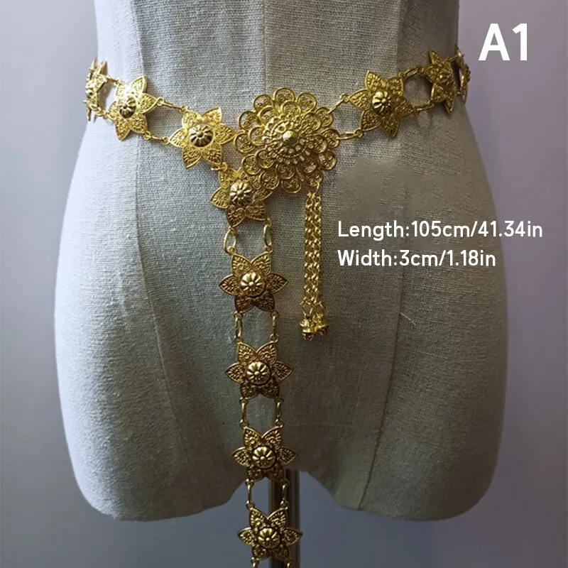 1 قطعة سلسلة الخصر المعدنية تا - مراجعة Body Jewelry For You وسعره