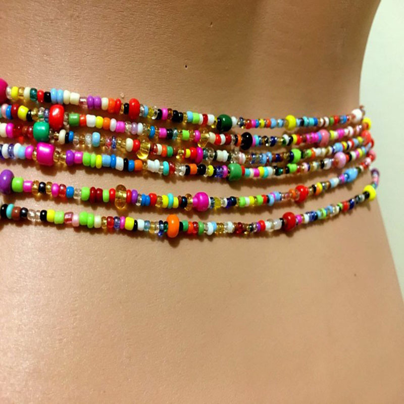 سلسلة البطن مطرزة للنساء ، سلا - مراجعة Body Jewelry For You وسعره