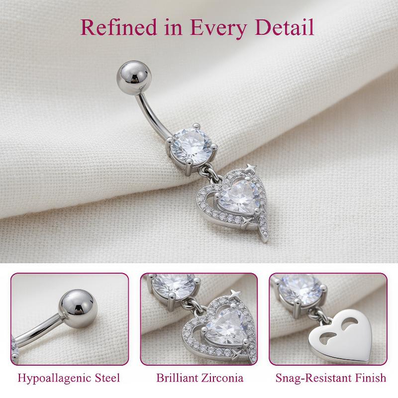 قطعة واحدة من مجوهرات الجسم ال - مراجعة Body Jewelry Surgical Steel وسعره